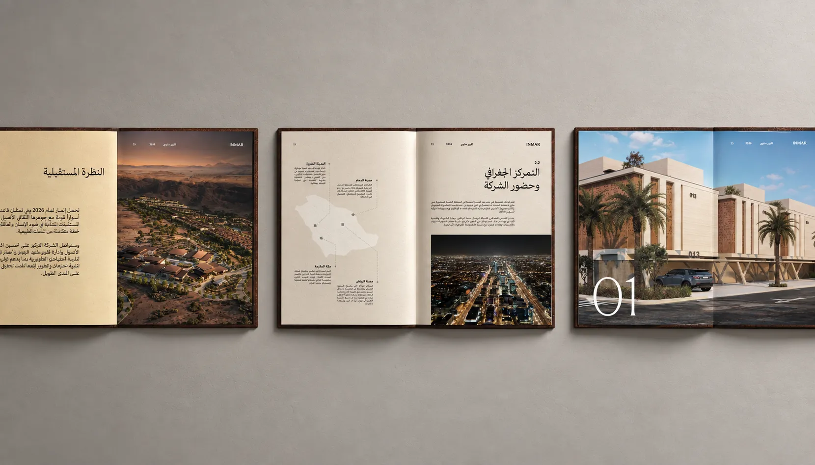 INMAR - Real Estate Annual Report 6 INMAR annual report projects details designed by RAM