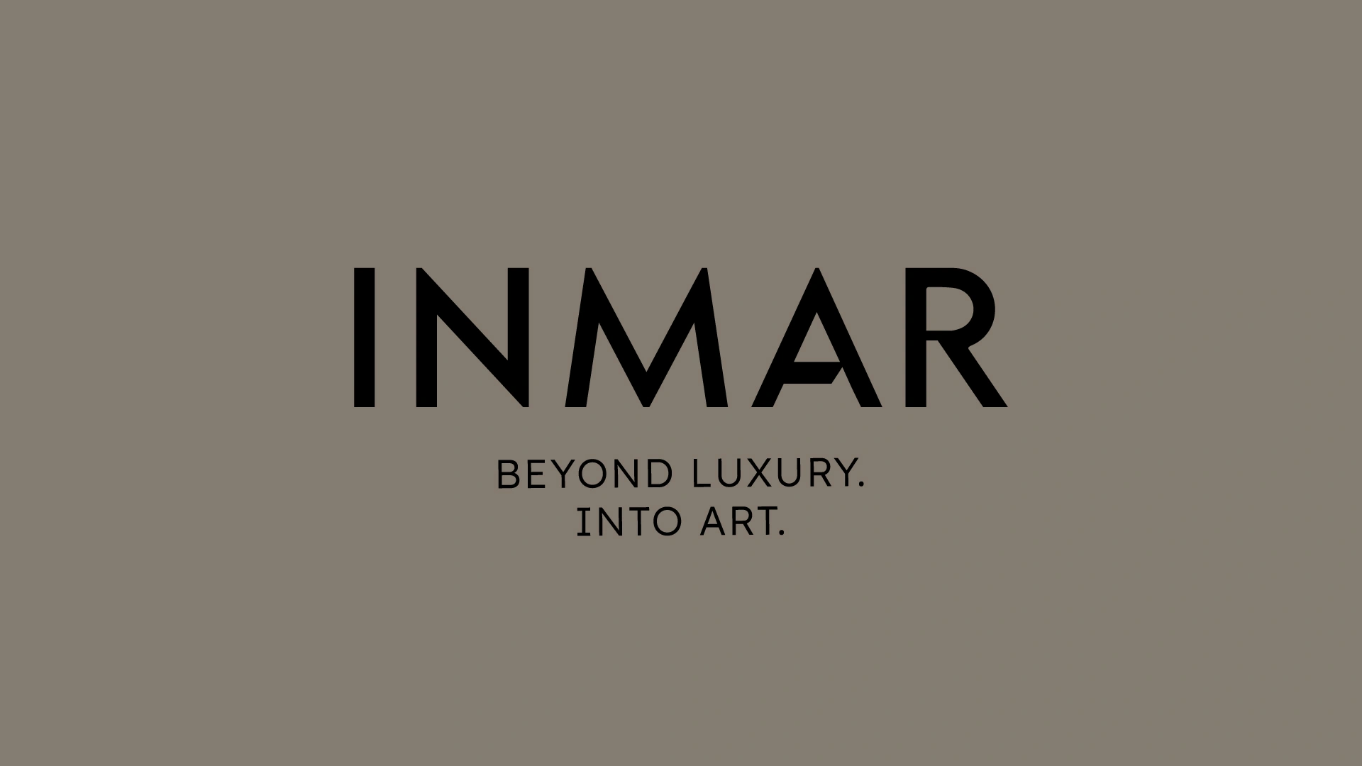 INMAR — Real Estate Branding 1 INMAR real estate branding: logo with Beyond Luxury. Into Art. slogan